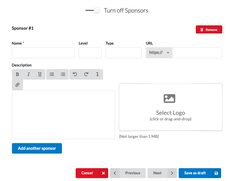 Adding-Sponsor-information